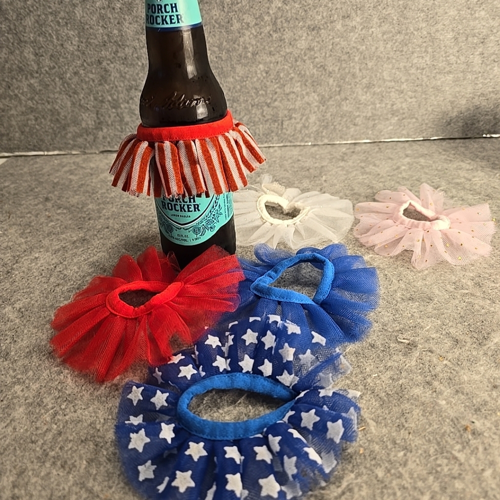 Bottle Koozie Tutus-Super Cute! Set Of 6